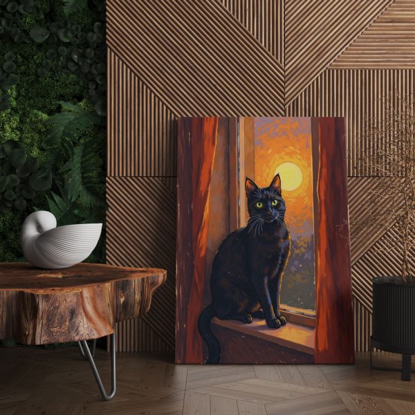 Tatlı Kedi Kanvas Tablo