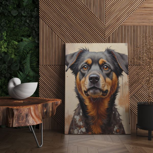Köpek Kanvas Tablo